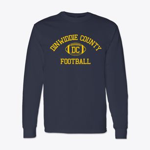 Dinwiddie County High School Classic Football Classic Long Sleeve T-Shirt