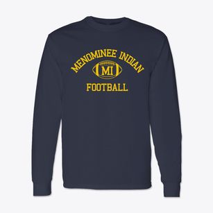 Menominee Indian High School Classic Football Classic Long Sleeve T-Shirt