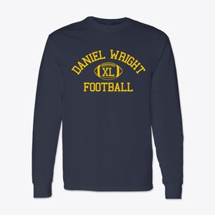 Daniel Wright Junior High School Classic Football Classic Long Sleeve T-Shirt