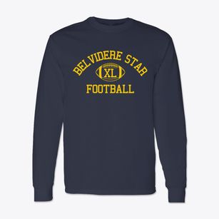 Belvidere Star Classic Football Classic Long Sleeve T-Shirt