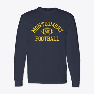 Montgomery County High School Classic Football Classic Long Sleeve T-Shirt