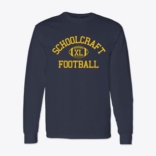 Schoolcraft High School Classic Football Classic Long Sleeve T-Shirt