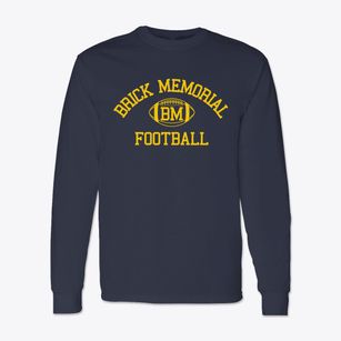 Brick Memorial High School Classic Football Classic Long Sleeve T-Shirt