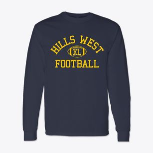 Half Hollow Hills West High School Classic Football Classic Long Sleeve T-Shirt