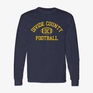 Divide County High School Classic Football Classic Long Sleeve T-Shirt