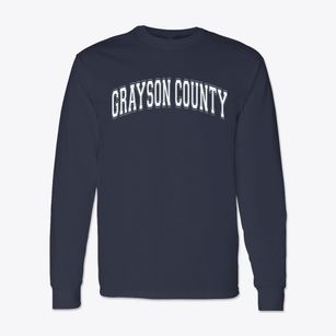 Grayson County Learning Center Varsity Arch Classic Long Sleeve T-Shirt