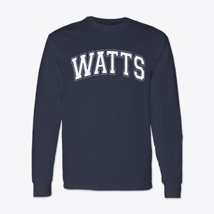 Watts Elementary School Varsity Arch Classic Long Sleeve T-Shirt