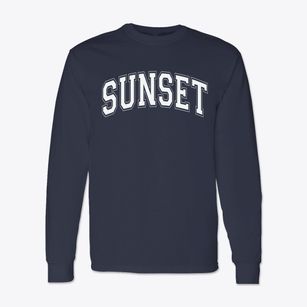 Sunset Elementary School Varsity Arch Classic Long Sleeve T-Shirt