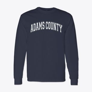 Adams County Sd 14 Child Care Center Varsity Arch Classic Long Sleeve T-Shirt