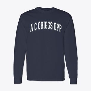 A C Criggs Opp Magnet School Varsity Arch Classic Long Sleeve T-Shirt