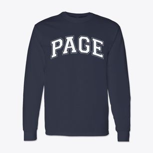 Page Montessori School Varsity Arch Classic Long Sleeve T-Shirt