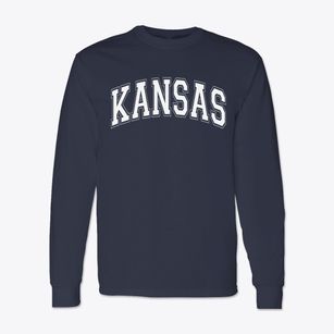 Kansas Moving Companies Varsity Arch Classic Long Sleeve T-Shirt