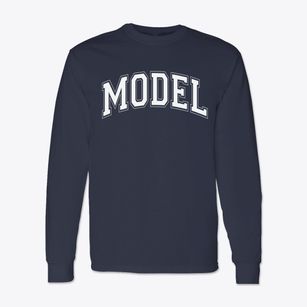 Model Laboratory Schools Varsity Arch Classic Long Sleeve T-Shirt