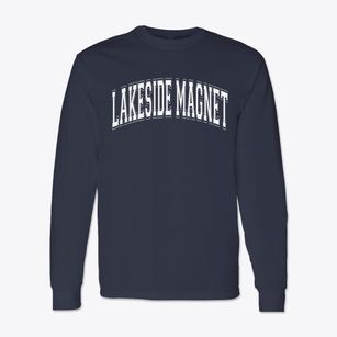 Lakeside Montessori Magnet Elementary Varsity Arch Classic Long Sleeve T-Shirt