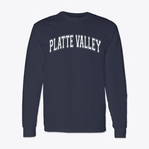 Platte Valley District 8 School Varsity Arch Classic Long Sleeve T-Shirt