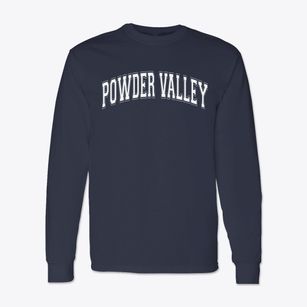 Powder Valley School Varsity Arch Classic Long Sleeve T-Shirt