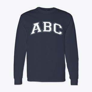Abc School Varsity Arch Classic Long Sleeve T-Shirt