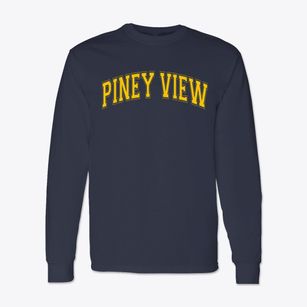 Piney View Elementary School Varsity Arch Classic Long Sleeve T-Shirt