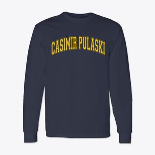 Casimir Pulaski Elementary School Varsity Arch Classic Long Sleeve T-Shirt