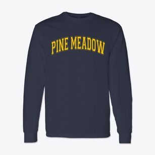 Pine Meadow Elementary School Varsity Arch Classic Long Sleeve T-Shirt