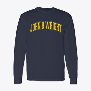 John B Wright Elementary School Varsity Arch Classic Long Sleeve T-Shirt