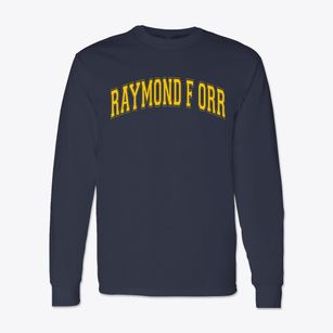 Raymond F Orr Elementary School Varsity Arch Classic Long Sleeve T-Shirt