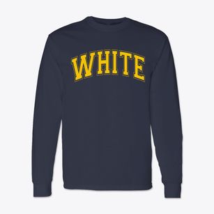 White Elementary School Varsity Arch Classic Long Sleeve T-Shirt