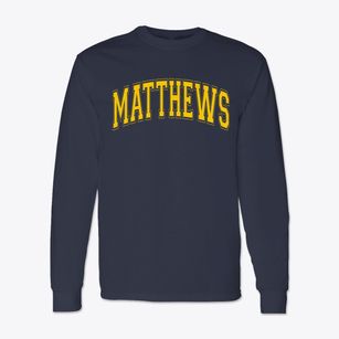 Matthews Elementary School Varsity Arch Classic Long Sleeve T-Shirt