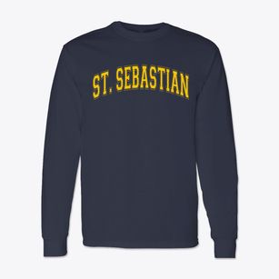 St. Sebastian Varsity Arch Classic Long Sleeve T-Shirt