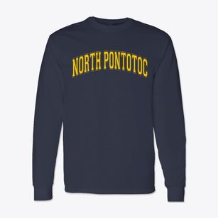 North Pontotoc High School Varsity Arch Classic Long Sleeve T-Shirt