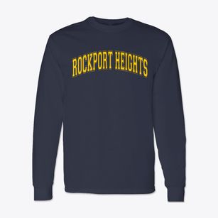Rockport Heights Elementary School Varsity Arch Classic Long Sleeve T-Shirt