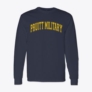 Pruitt Military Academy Varsity Arch Classic Long Sleeve T-Shirt