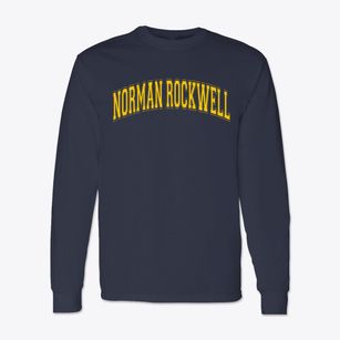 Norman Rockwell Elementary School Varsity Arch Classic Long Sleeve T-Shirt