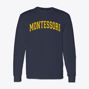 Montessori Children's School Varsity Arch Classic Long Sleeve T-Shirt