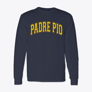 Padre Pio Academy Varsity Arch Classic Long Sleeve T-Shirt