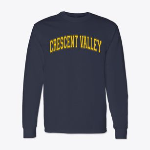 Crescent Valley High School Varsity Arch Classic Long Sleeve T-Shirt