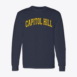 Capitol Hill High School Redskins Varsity Arch Classic Long Sleeve T-Shirt