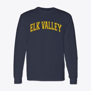 Elk Valley Elementary School Varsity Arch Classic Long Sleeve T-Shirt