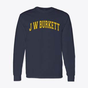 J W Burkett Elementary School Varsity Arch Classic Long Sleeve T-Shirt