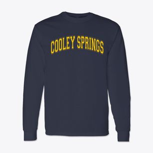 Cooley Springs Fingerville School Varsity Arch Classic Long Sleeve T-Shirt