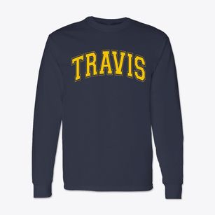 Travis Elementary School Varsity Arch Classic Long Sleeve T-Shirt