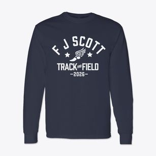F J Scott Elementary School Track and Field Classic Long Sleeve T-Shirt