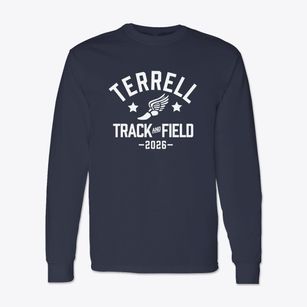 Terrell High School Track and Field Classic Long Sleeve T-Shirt