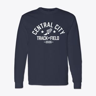 Central City Elementary School Track and Field Classic Long Sleeve T-Shirt