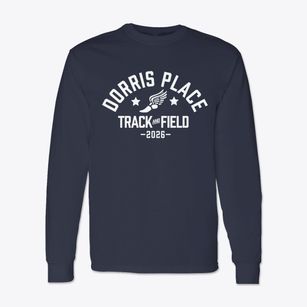 Dorris Place Elementary School Track and Field Classic Long Sleeve T-Shirt