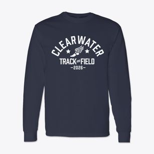Clearwater Elementary School West Track and Field Classic Long Sleeve T-Shirt