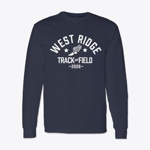 West Ridge Middle School Track and Field Classic Long Sleeve T-Shirt