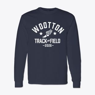 Wootton High School Track and Field Classic Long Sleeve T-Shirt