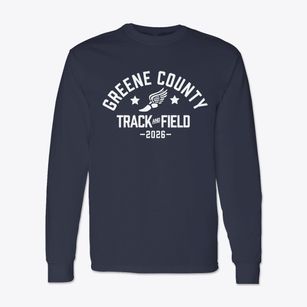 Greene County Technical Junior High Track and Field Classic Long Sleeve T-Shirt