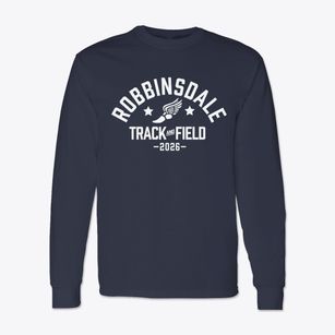 Robbinsdale Middle School Track and Field Classic Long Sleeve T-Shirt